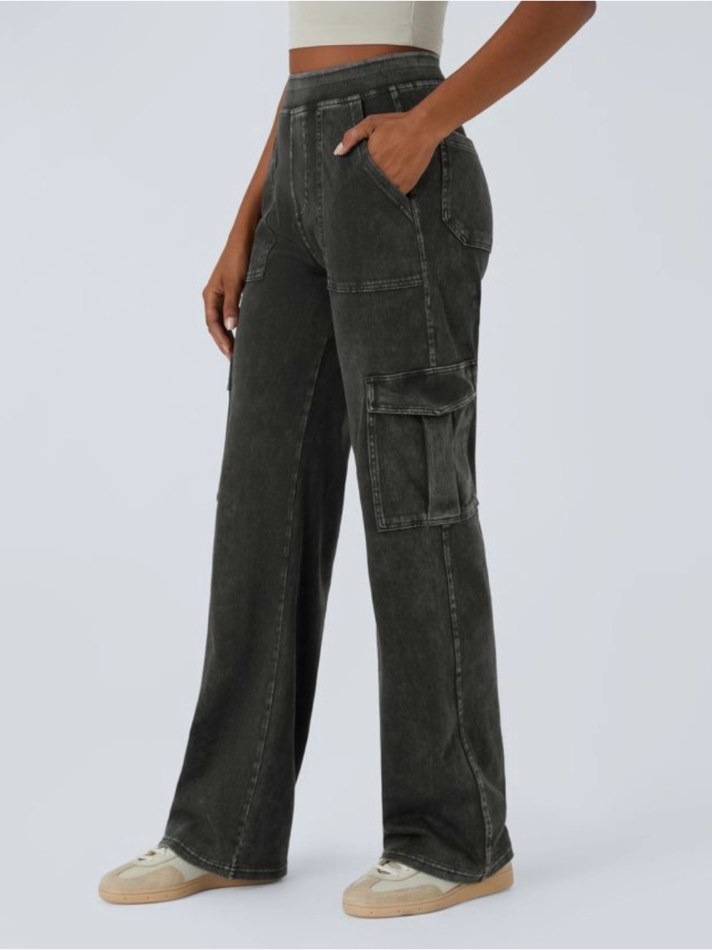 HALARA Flex Cargo Straight Leg Pant - Picture 2 of 11